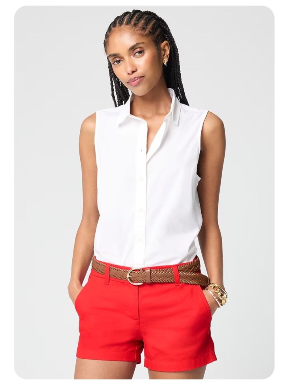 NWT J. Crew 5” Classic Chino Shorts sz 6